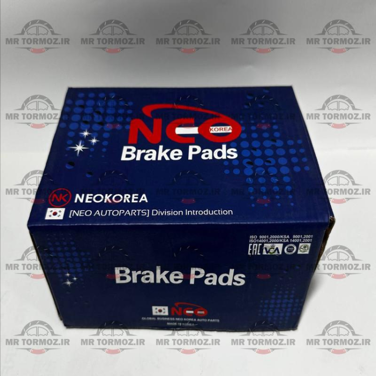 لنت ترمز جلو جک S5 (نئو کره - NEO سرامیکی)